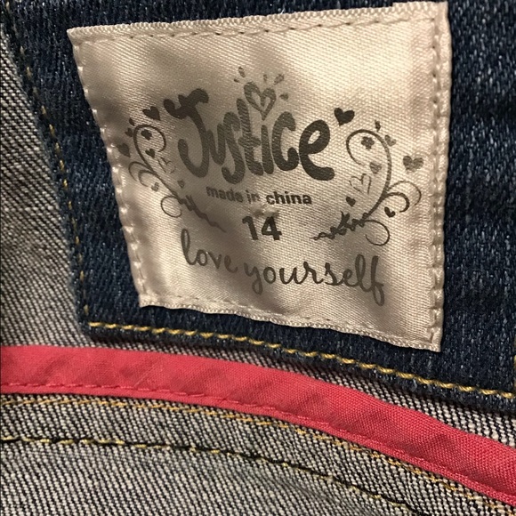 JUSTICE girls jean jacket - Picture 9 of 11